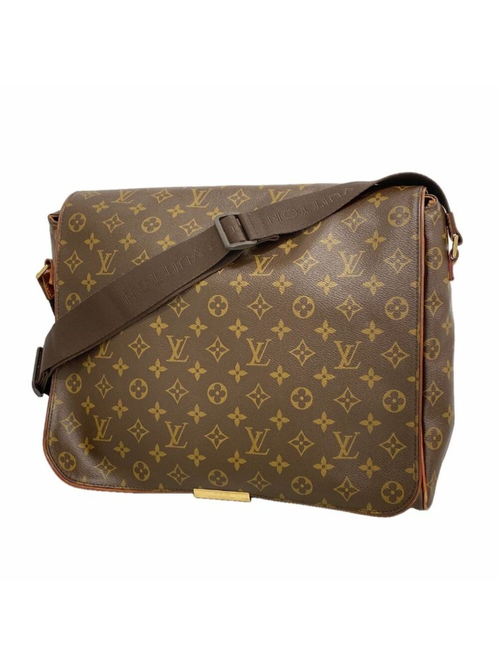 Louis Vuitton Shoulder Bag Monogram Abbesses Brown